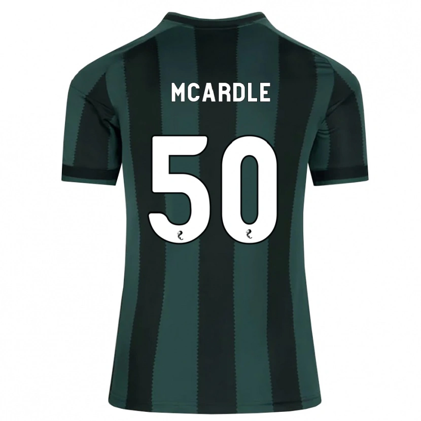 Danxen Niño Camiseta Sean Mcardle #50 Gris Pizarra Oscuro Negro 2ª Equipación 2026/27 La Camisa