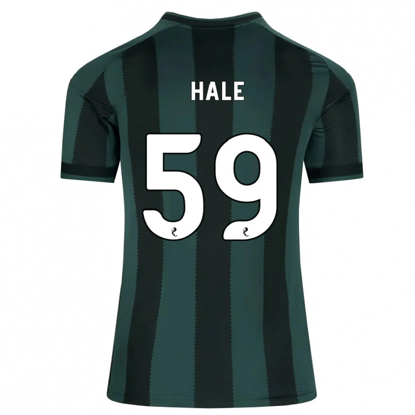 Danxen Niño Camiseta Finlay Hale #59 Gris Pizarra Oscuro Negro 2ª Equipación 2026/27 La Camisa