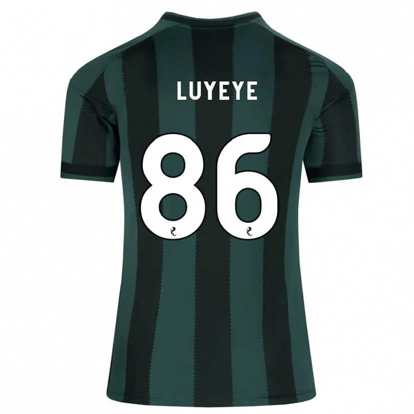Danxen Niño Camiseta Benny-Jackson Luyeye #86 Gris Pizarra Oscuro Negro 2ª Equipación 2026/27 La Camisa
