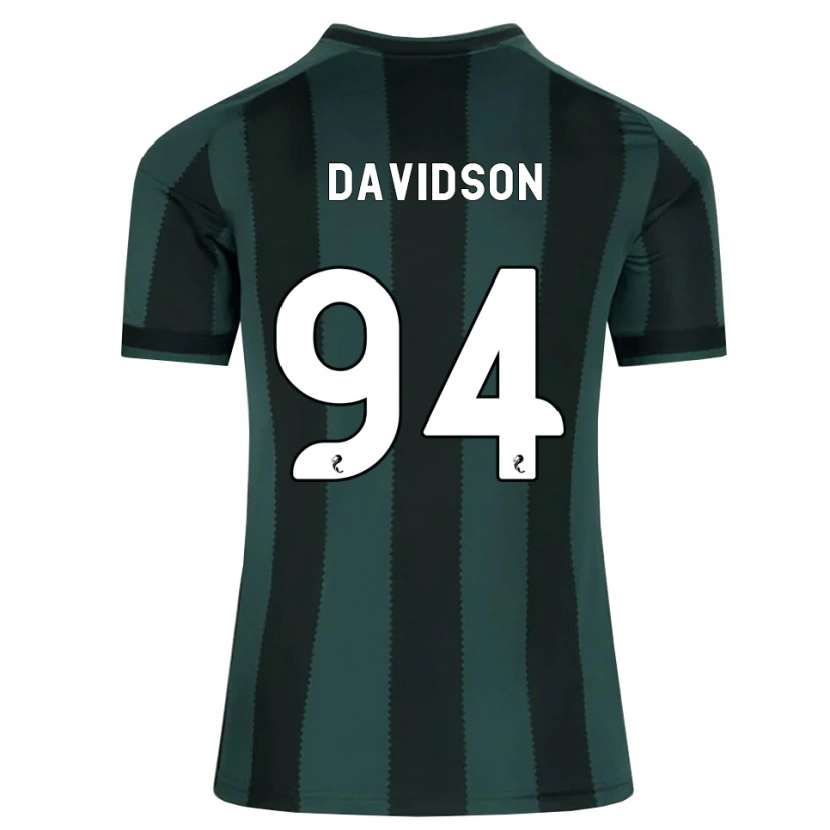 Danxen Niño Camiseta Bruno Davidson #94 Gris Pizarra Oscuro Negro 2ª Equipación 2026/27 La Camisa