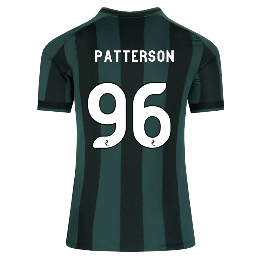 Danxen Niño Camiseta Cameron Patterson #96 Gris Pizarra Oscuro Negro 2ª Equipación 2026/27 La Camisa
