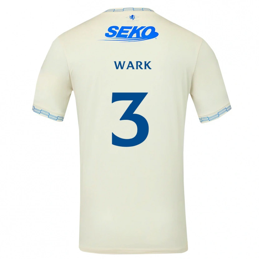 Danxen Niño Camiseta Lyle Wark #3 Azul Cielo Profundo Blanco 2ª Equipación 2026/27 La Camisa