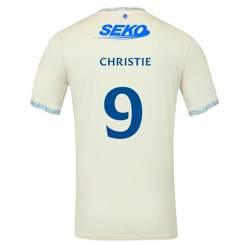Danxen Niño Camiseta Cormac Christie #9 Azul Cielo Profundo Blanco 2ª Equipación 2026/27 La Camisa