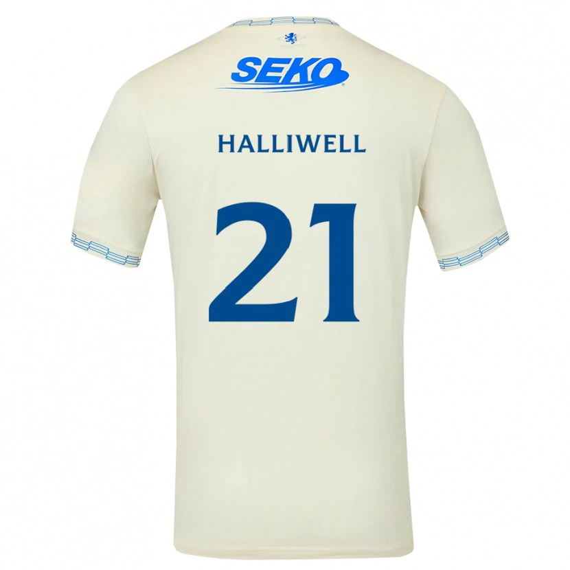 Danxen Niño Camiseta Alfie Halliwell #21 Azul Cielo Profundo Blanco 2ª Equipación 2026/27 La Camisa