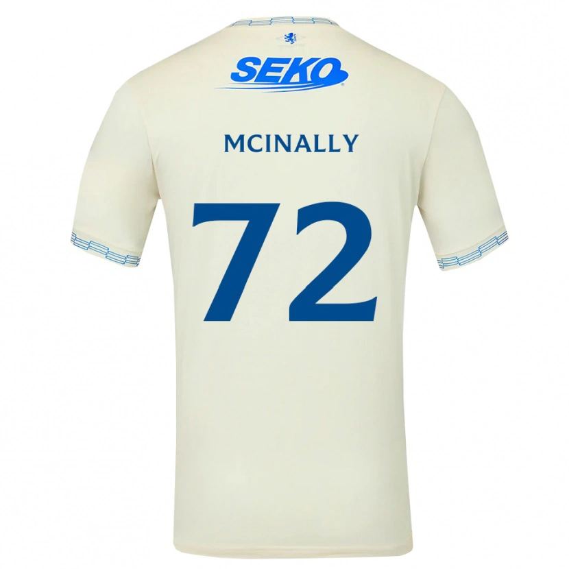 Danxen Niño Camiseta Darren Mcinally #72 Azul Cielo Profundo Blanco 2ª Equipación 2026/27 La Camisa