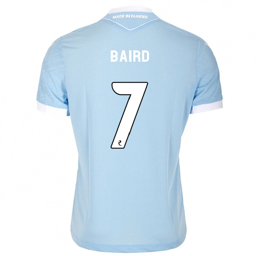 Danxen Niño Camiseta Wallace Baird #7 Azul Cielo Claro Blanco 2ª Equipación 2026/27 La Camisa