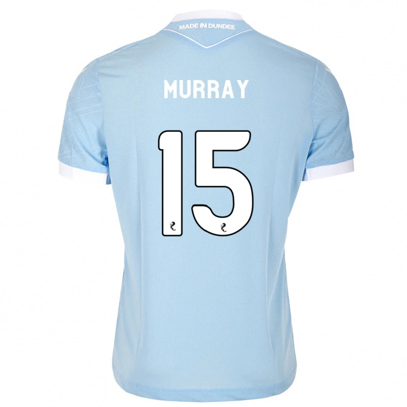 Danxen Niño Camiseta Simon Murray #15 Azul Cielo Claro Blanco 2ª Equipación 2026/27 La Camisa