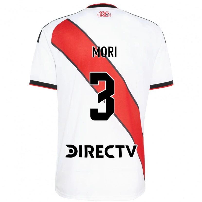 Danxen Hombre Camiseta Ramiro Funes Mori #3 Rojo Blanco Negro 1ª Equipación 2026/27 La Camisa