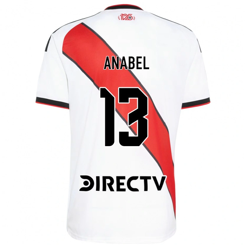 Danxen Hombre Camiseta Giuliana Anabel González Ranzuglia #13 Rojo Blanco Negro 1ª Equipación 2026/27 La Camisa