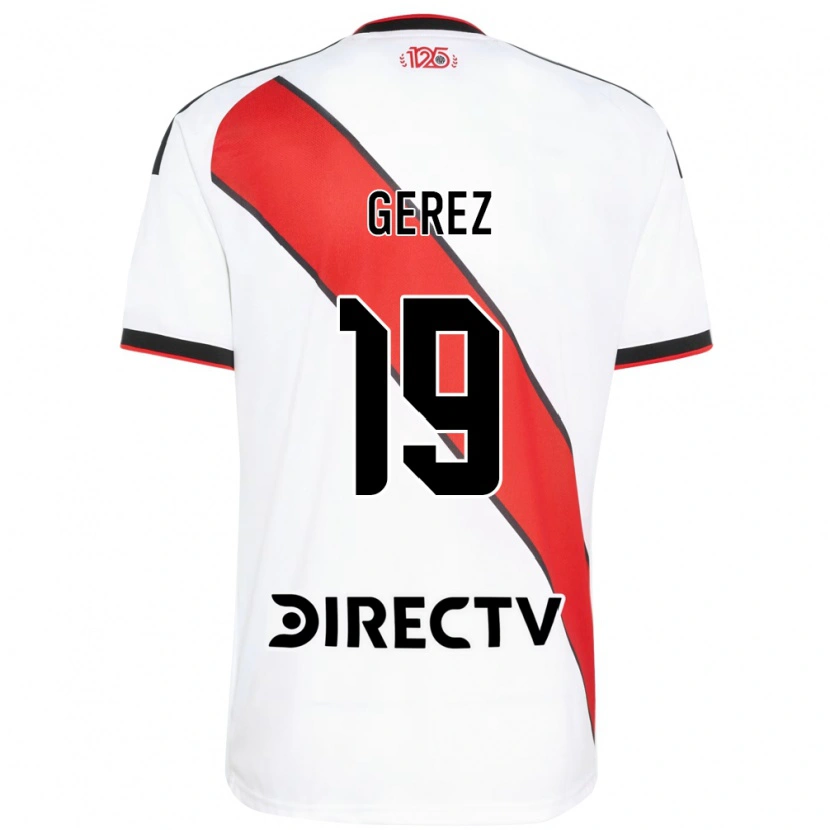 Danxen Hombre Camiseta Dilan Gerez #19 Rojo Blanco Negro 1ª Equipación 2026/27 La Camisa