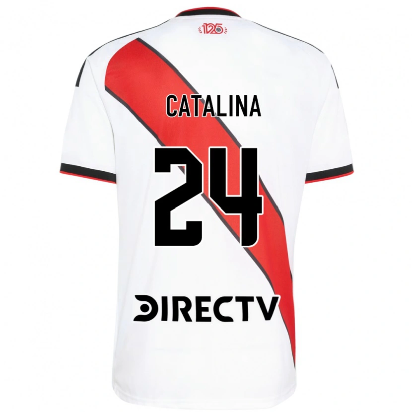 Danxen Hombre Camiseta Catalina Julia Primo #24 Rojo Blanco Negro 1ª Equipación 2026/27 La Camisa