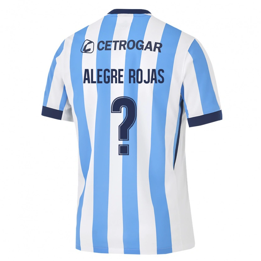 Danxen Hombre Camiseta Gerardo Alegre Rojas #0 Azul Claro Blanco Negro 1ª Equipación 2026/27 La Camisa