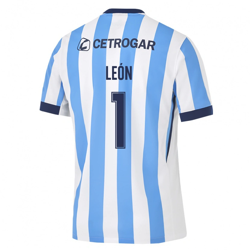 Danxen Hombre Camiseta Roberto Leon #1 Azul Claro Blanco Negro 1ª Equipación 2026/27 La Camisa