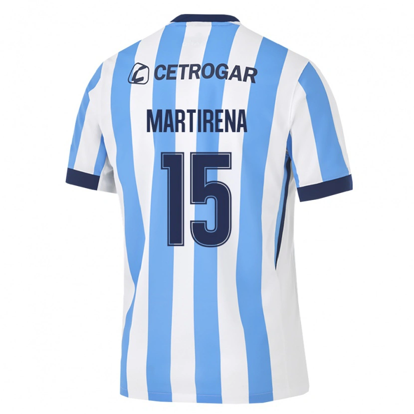 Danxen Hombre Camiseta Gastón Martirena #15 Azul Claro Blanco Negro 1ª Equipación 2026/27 La Camisa