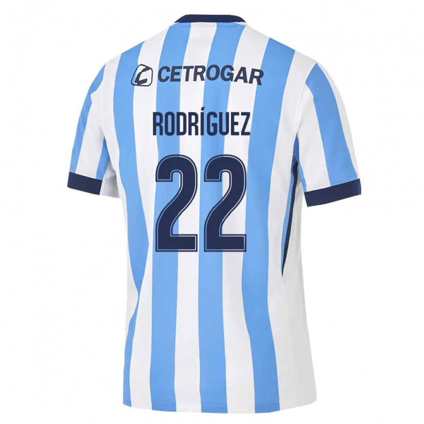 Danxen Hombre Camiseta Serena Rodríguez #22 Azul Claro Blanco Negro 1ª Equipación 2026/27 La Camisa