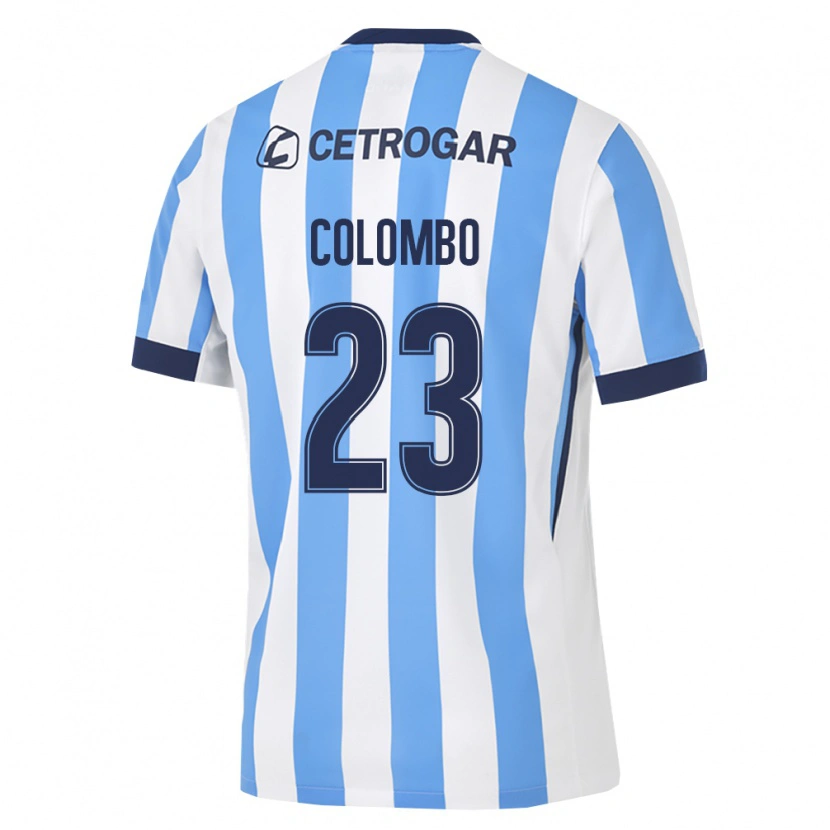 Danxen Hombre Camiseta Nazareno Colombo #23 Azul Claro Blanco Negro 1ª Equipación 2026/27 La Camisa