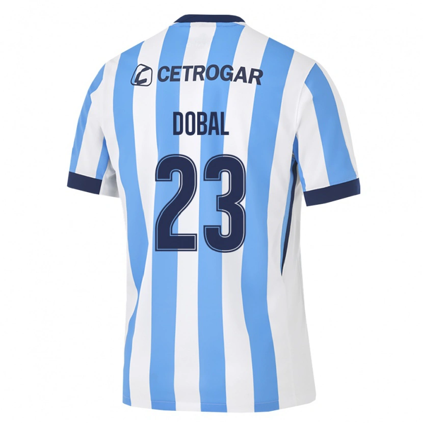 Danxen Hombre Camiseta Joaquín Dobal #23 Azul Claro Blanco Negro 1ª Equipación 2026/27 La Camisa