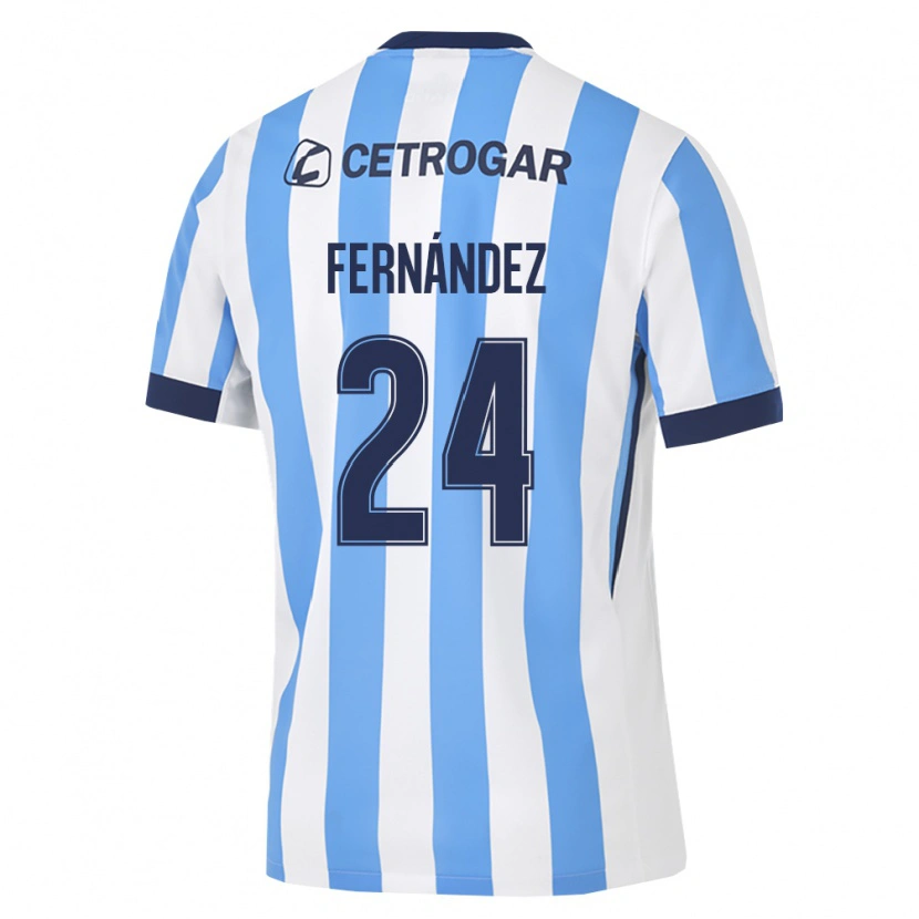 Danxen Hombre Camiseta Adrián Fernández #24 Azul Claro Blanco Negro 1ª Equipación 2026/27 La Camisa