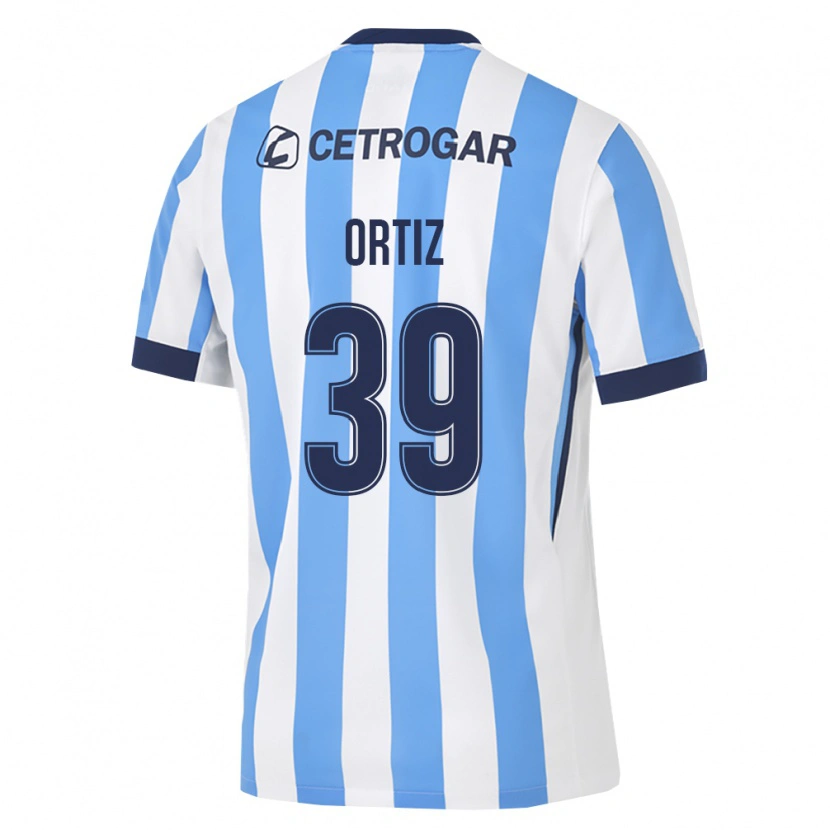 Danxen Hombre Camiseta Alan Ortiz #39 Azul Claro Blanco Negro 1ª Equipación 2026/27 La Camisa