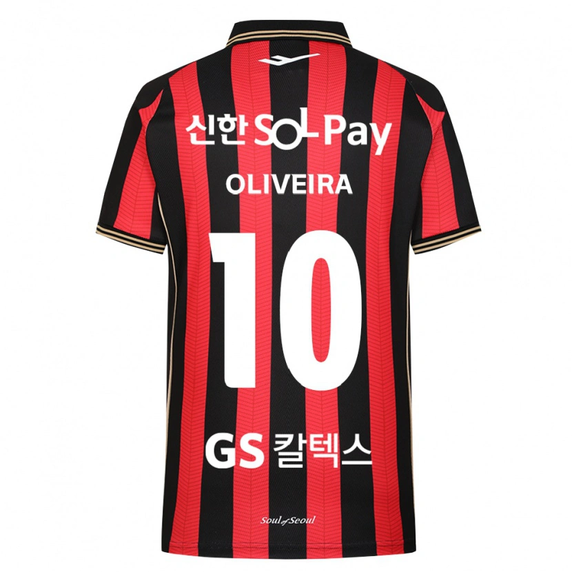 Danxen Hombre Camiseta Anderson Oliveira #10 Rojo Blanco Negro 1ª Equipación 2026/27 La Camisa