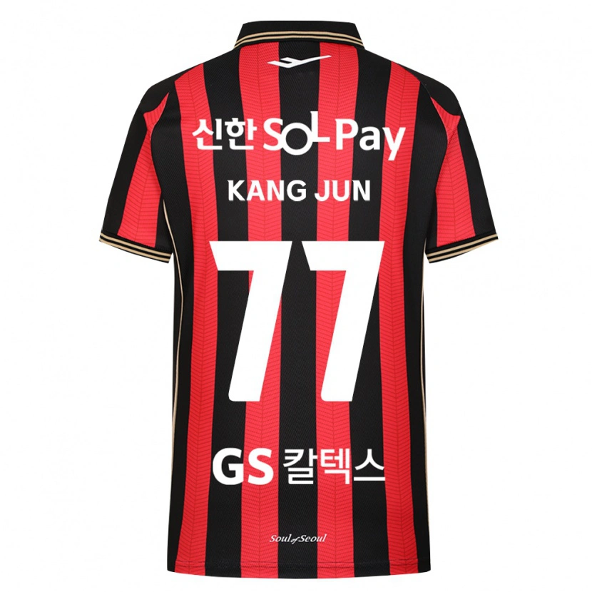 Danxen Hombre Camiseta Kang-Jun Kim #77 Rojo Blanco Negro 1ª Equipación 2026/27 La Camisa