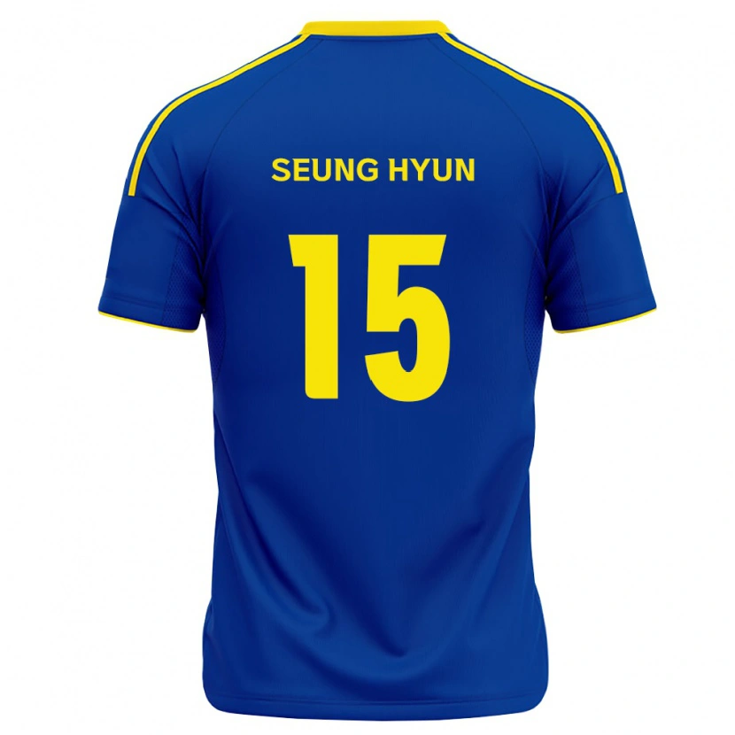 Danxen Hombre Camiseta Seung-Hyun Jung #15 Azul Real Amarillo 1ª Equipación 2026/27 La Camisa