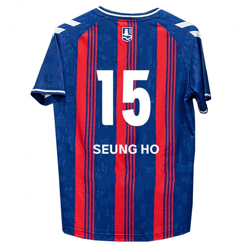 Danxen Hombre Camiseta Seung-Ho Cho #15 Azul Rojo Blanco 1ª Equipación 2026/27 La Camisa