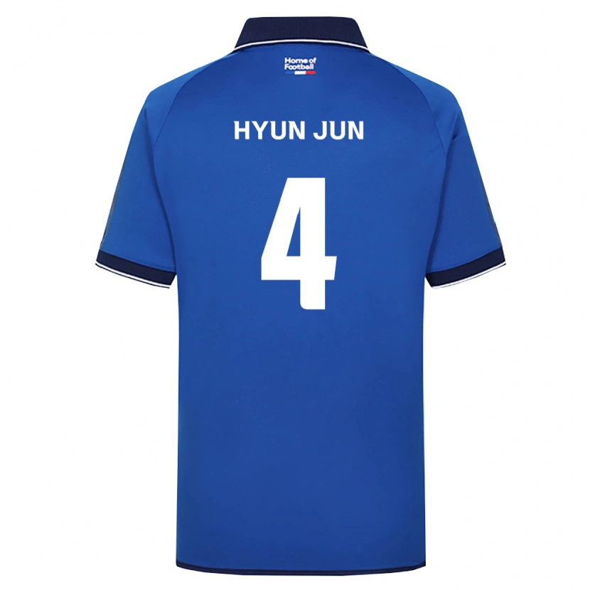 Danxen Hombre Camiseta Hyun-Jun Roh #4 Azul Real Blanco Rojo 1ª Equipación 2026/27 La Camisa