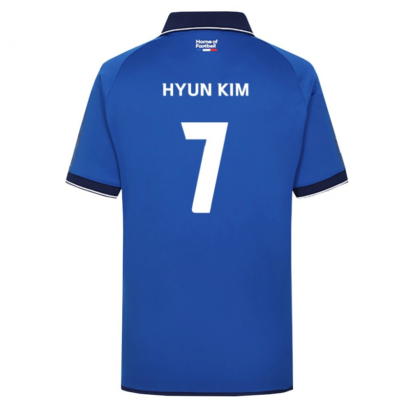 Danxen Hombre Camiseta Hyun Kim #7 Azul Real Blanco Rojo 1ª Equipación 2026/27 La Camisa