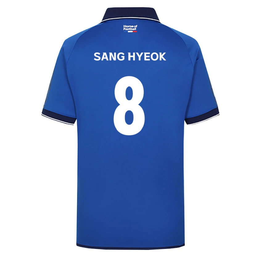 Danxen Hombre Camiseta Sang-Hyeok Park #8 Azul Real Blanco Rojo 1ª Equipación 2026/27 La Camisa