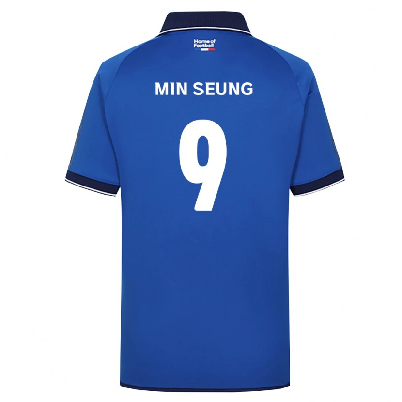 Danxen Hombre Camiseta Min-Seung Jeon #9 Azul Real Blanco Rojo 1ª Equipación 2026/27 La Camisa