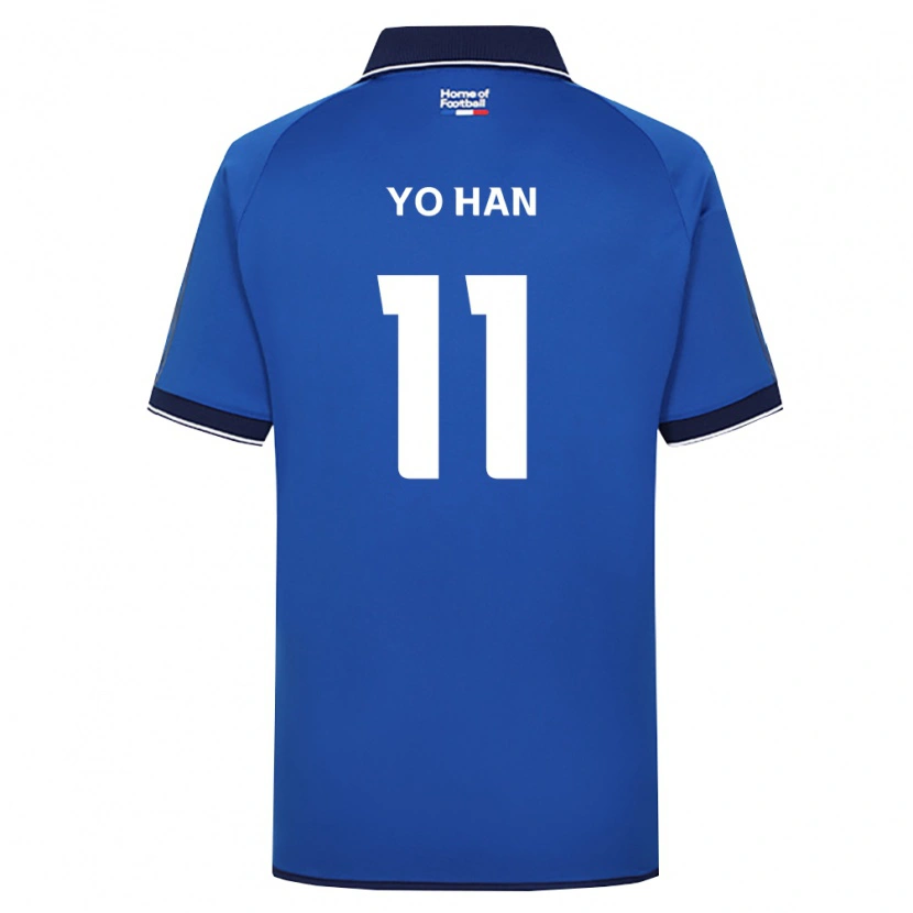 Danxen Hombre Camiseta Yo-Han Jang #11 Azul Real Blanco Rojo 1ª Equipación 2026/27 La Camisa