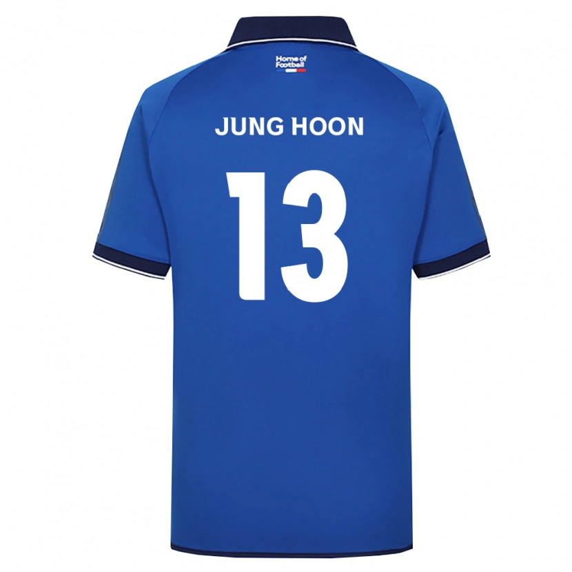 Danxen Hombre Camiseta Jung-Hoon Kim #13 Azul Real Blanco Rojo 1ª Equipación 2026/27 La Camisa
