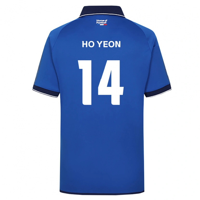 Danxen Hombre Camiseta Ho-Yeon Jung #14 Azul Real Blanco Rojo 1ª Equipación 2026/27 La Camisa