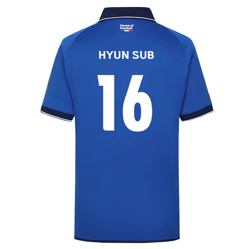 Danxen Hombre Camiseta Hyun-Sub Lim #16 Azul Real Blanco Rojo 1ª Equipación 2026/27 La Camisa