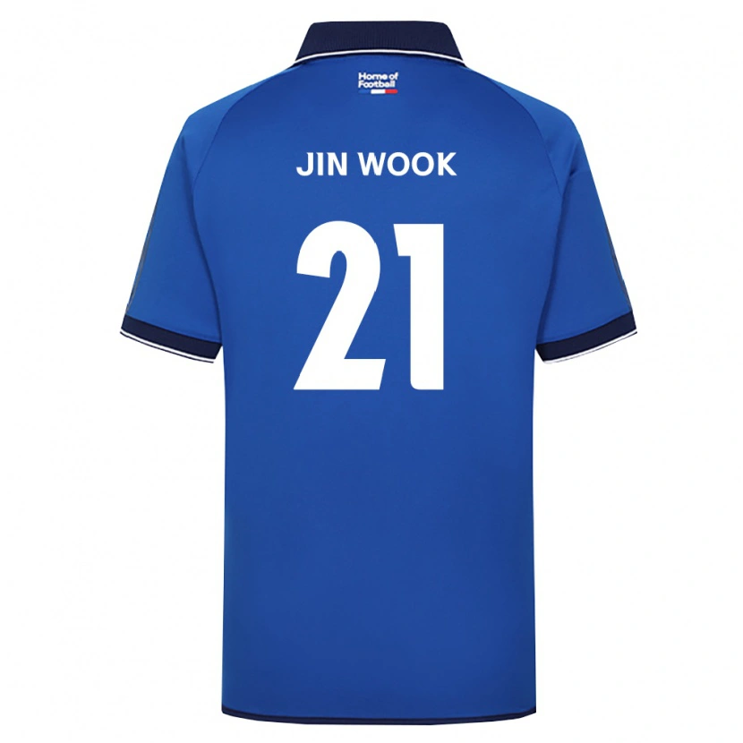 Danxen Hombre Camiseta Jin-Wook Yoo #21 Azul Real Blanco Rojo 1ª Equipación 2026/27 La Camisa