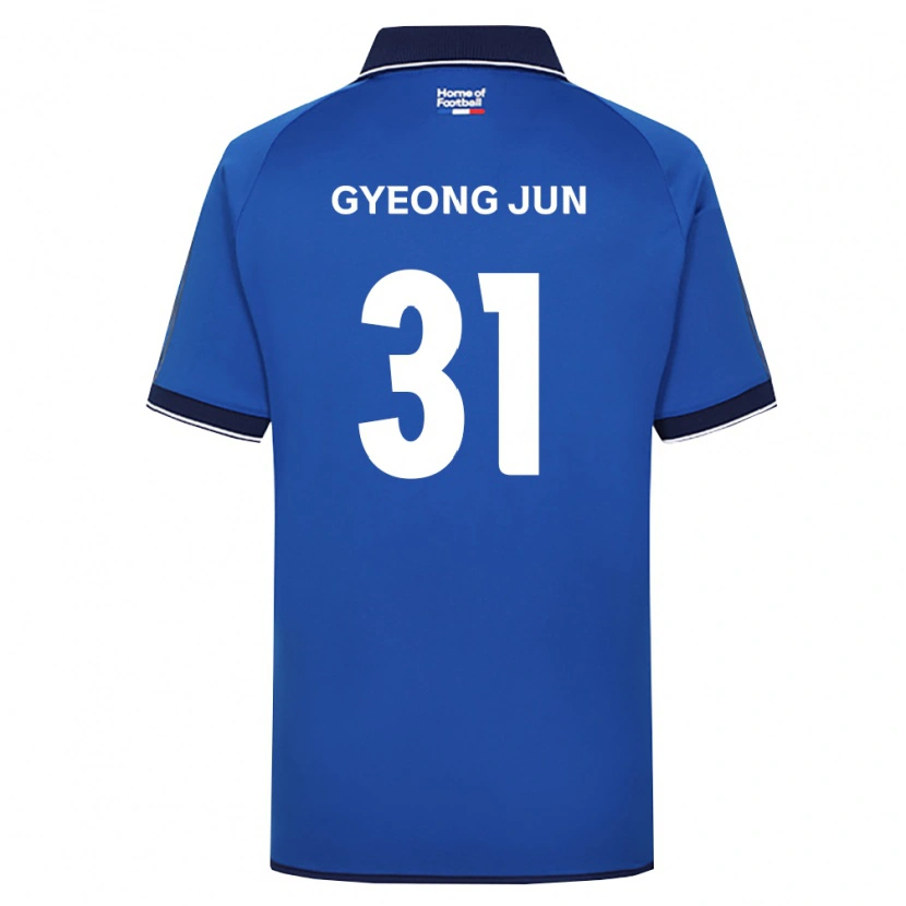 Danxen Hombre Camiseta Gyeong-Jun Lee #31 Azul Real Blanco Rojo 1ª Equipación 2026/27 La Camisa