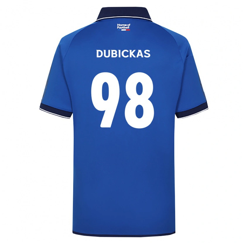 Danxen Hombre Camiseta Edgaras Dubickas #98 Azul Real Blanco Rojo 1ª Equipación 2026/27 La Camisa