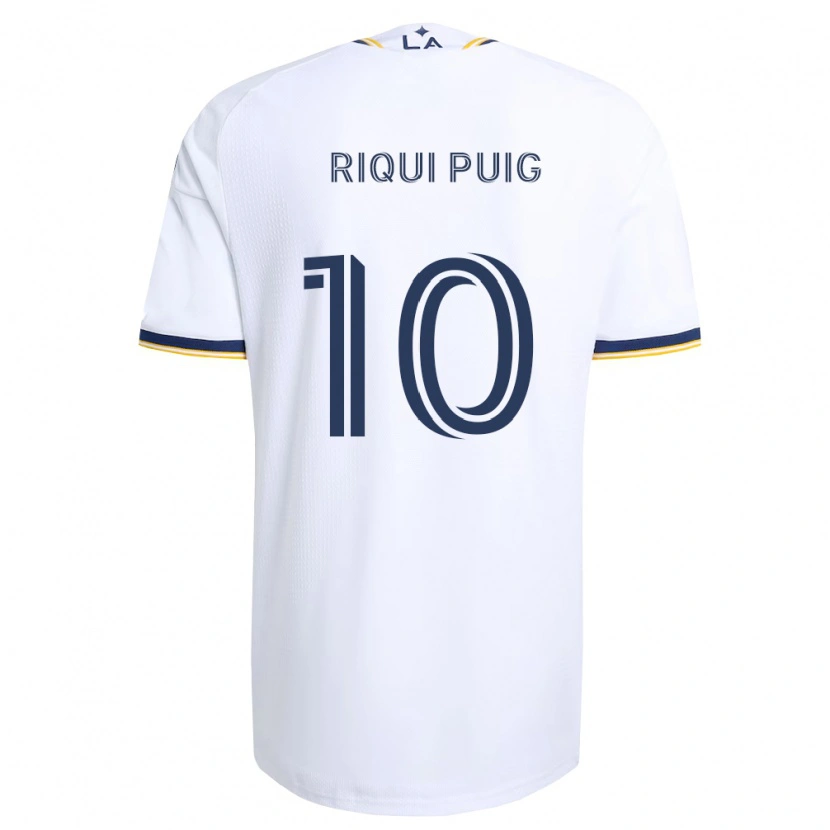 Danxen Hombre Camiseta Riqui Puig #10 Azul Amarillo Y Blanco 1ª Equipación 2026/27 La Camisa