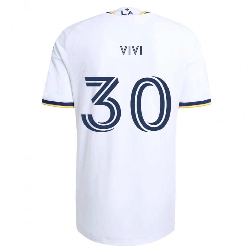 Danxen Hombre Camiseta Gino Vivi #30 Azul Amarillo Y Blanco 1ª Equipación 2026/27 La Camisa