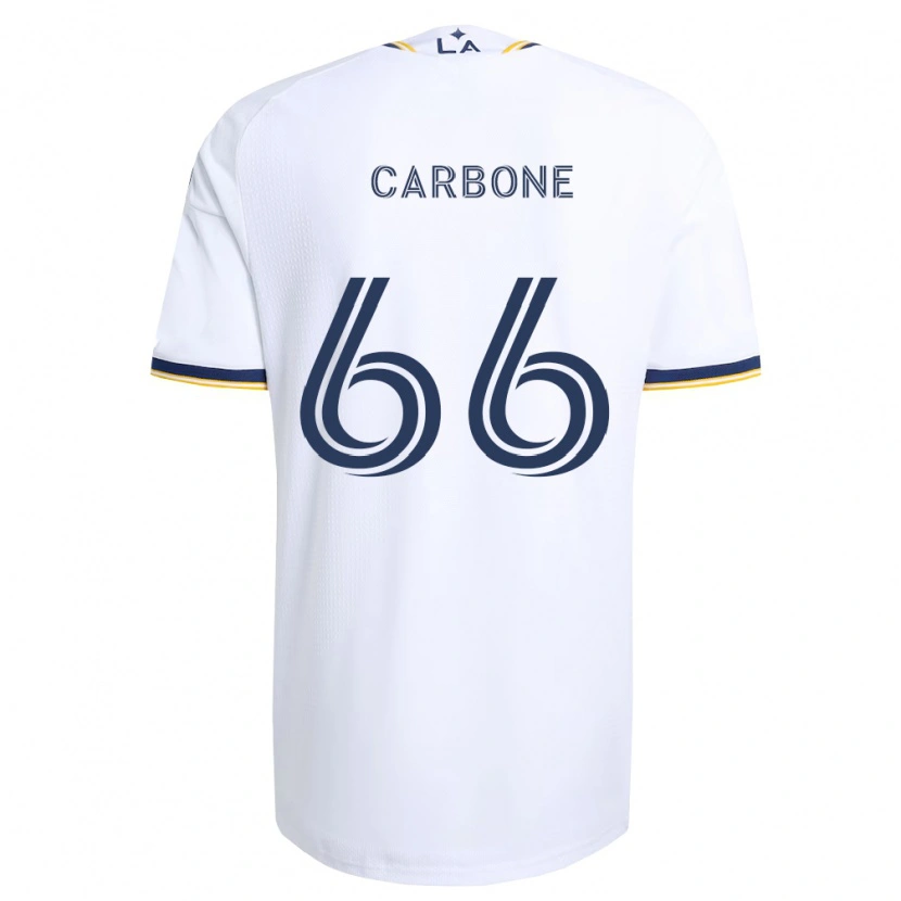 Danxen Hombre Camiseta Matteo Carbone #66 Azul Amarillo Y Blanco 1ª Equipación 2026/27 La Camisa