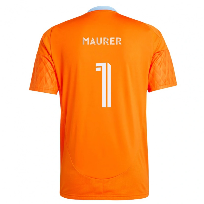 Danxen Hombre Camiseta Jimmy Maurer #1 Naranja Blanco 1ª Equipación 2026/27 La Camisa