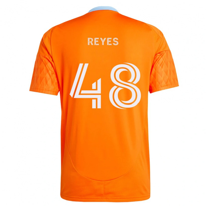 Danxen Hombre Camiseta Dylan Reyes #48 Naranja Blanco 1ª Equipación 2026/27 La Camisa