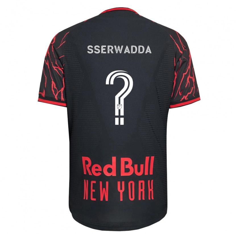 Danxen Hombre Camiseta Steven Sserwadda #0 Rojo Negro Blanco 1ª Equipación 2026/27 La Camisa