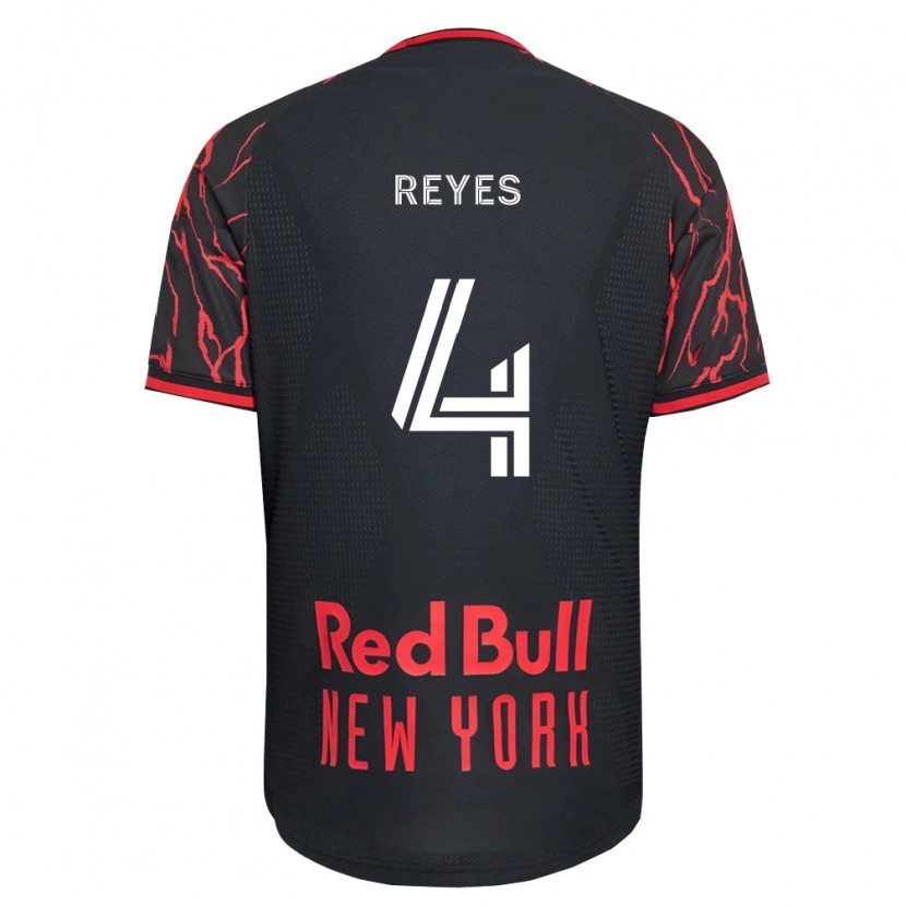 Danxen Hombre Camiseta Andrés Reyes #4 Rojo Negro Blanco 1ª Equipación 2026/27 La Camisa