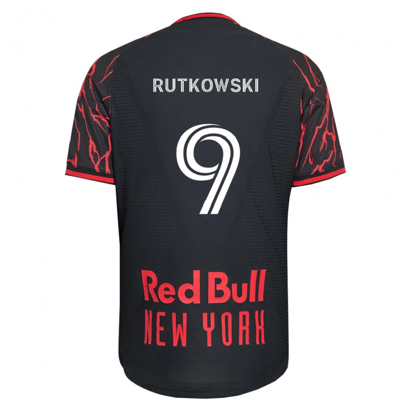 Danxen Hombre Camiseta David Rutkowski #9 Rojo Negro Blanco 1ª Equipación 2026/27 La Camisa