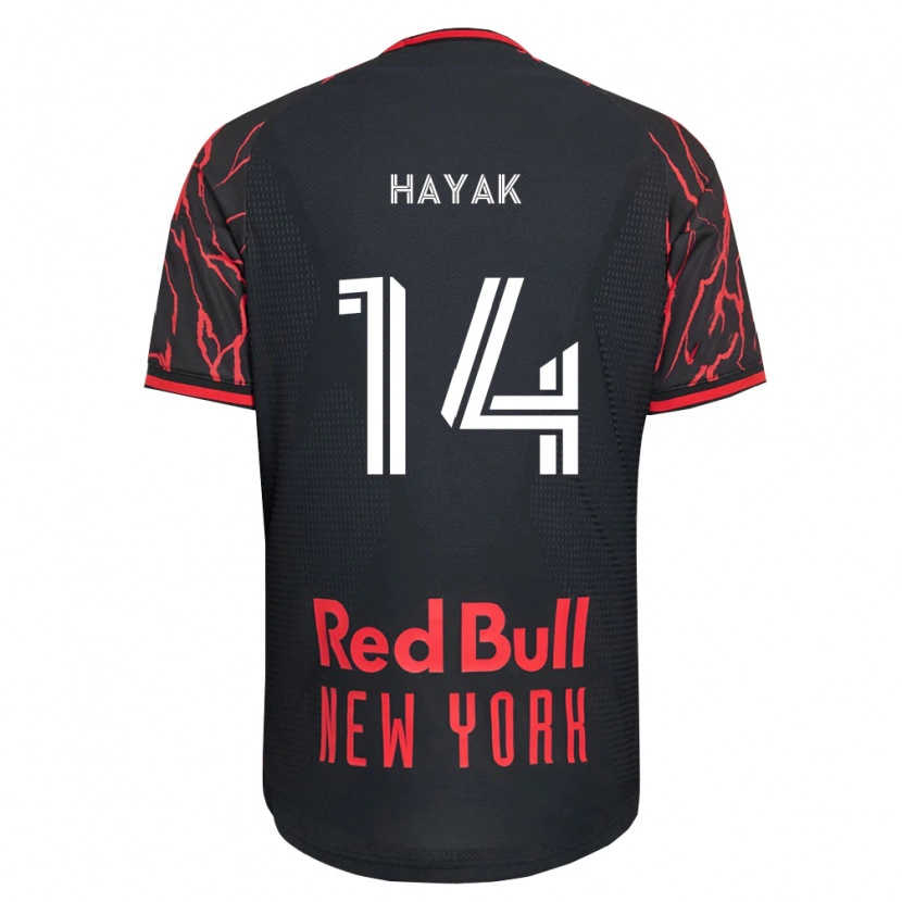 Danxen Hombre Camiseta Ari Hayak #14 Rojo Negro Blanco 1ª Equipación 2026/27 La Camisa