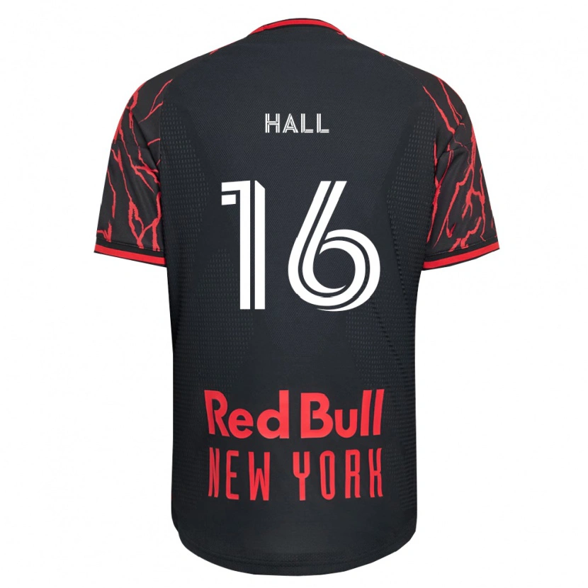 Danxen Hombre Camiseta Julian Hall #16 Rojo Negro Blanco 1ª Equipación 2026/27 La Camisa