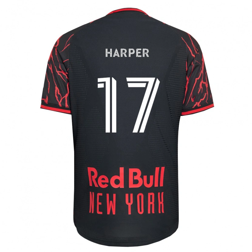 Danxen Hombre Camiseta Cameron Harper #17 Rojo Negro Blanco 1ª Equipación 2026/27 La Camisa