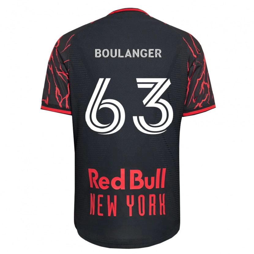 Danxen Hombre Camiseta Brady Boulanger #63 Rojo Negro Blanco 1ª Equipación 2026/27 La Camisa